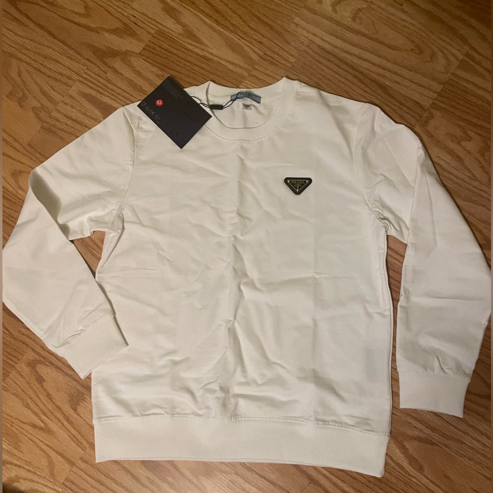 New Prada sweatshirt!!!!  Xl but fits like a smaller large.